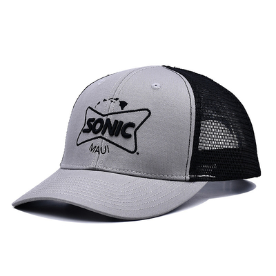 Wholesale Snapback Trucker Hat 6 Panel Mesh Hats 3d Embroidery Custom Trucker Cap