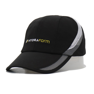 Quick Dry Unstructured Sport Hat Custom Embroidered Logo Breathable Waterproof Sport Cap