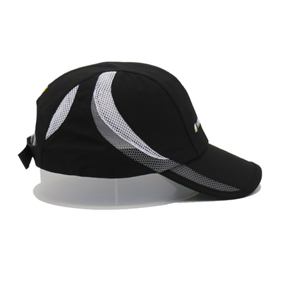 Quick Dry Unstructured Sport Hat Custom Embroidered Logo Breathable Waterproof Sport Cap