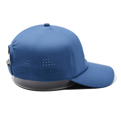 Wholesale Plain 6 Panel Lightweight Quick Dry Sports Baseball Cap Performance Laser Cut Hole Sport Dad Hat