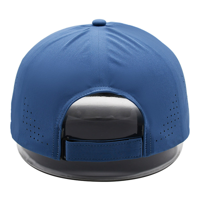 Wholesale Plain 6 Panel Lightweight Quick Dry Sports Baseball Cap Performance Laser Cut Hole Sport Dad Hat
