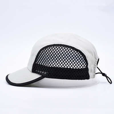 Oem Running Nylon Unstructured Quick Drying Mesh Running Hat Soft Wholesale Running Cap
