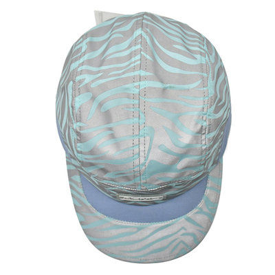 Outdoor Adjustable Baseball Sports Cap Lightweight Reflective Quick Dry 5 Panel Sports Hats with Buckle Back