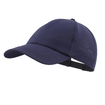 Wholesale Custom 6 Panel Unisex Laser Perforated Waterproof Baseball Golf Cap Hat Mesh Sport Hats
