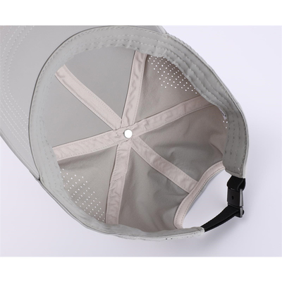 Wholesale Custom 6 Panel Unisex Laser Perforated Waterproof Baseball Golf Cap Hat Mesh Sport Hats