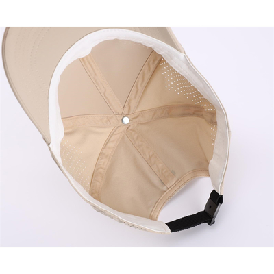 Wholesale Custom 6 Panel Unisex Laser Perforated Waterproof Baseball Golf Cap Hat Mesh Sport Hats