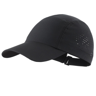 Custom Waterproof Laser Cut Perforated Sports Hat High Quality Quick Dry Sports Baseball Cap
