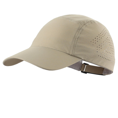 Custom Waterproof Laser Cut Perforated Sports Hat High Quality Quick Dry Sports Baseball Cap