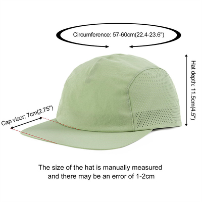 Unstructured Baseball Cap Flat Brim Quick Dry Running Camper Caps Outdoor Sports Hat for Men and Women