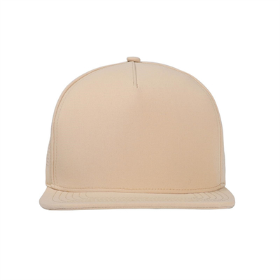 Quick Dry Laser Golf Performance Snapback Hat Perforated Flat Brim Cap