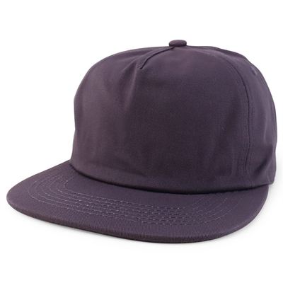Custom Plain 5 Panel Snapback Cap Adjustable Unstructured Snapback Hat Wholesale