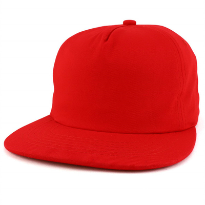 Custom Plain 5 Panel Snapback Cap Adjustable Unstructured Snapback Hat Wholesale