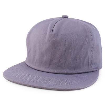 Custom Plain 5 Panel Snapback Cap Adjustable Unstructured Snapback Hat Wholesale