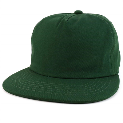 Custom Plain 5 Panel Snapback Cap Adjustable Unstructured Snapback Hat Wholesale