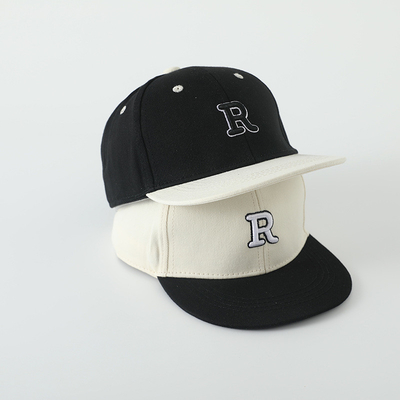 High Quality Kids Cotton Flat Brim Sport Hat Embroidery Letter Child Outdoor Snapback Cap