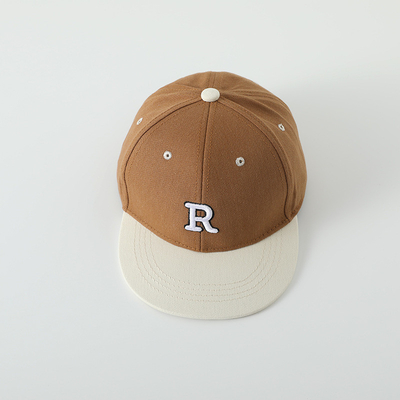 High Quality Kids Cotton Flat Brim Sport Hat Embroidery Letter Child Outdoor Snapback Cap