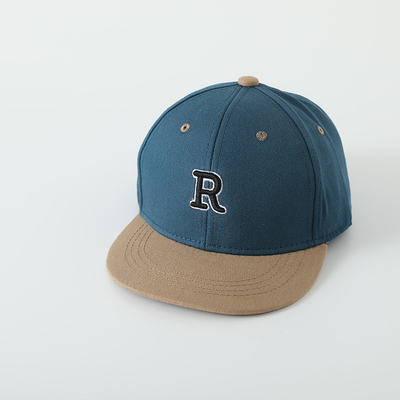High Quality Kids Cotton Flat Brim Sport Hat Embroidery Letter Child Outdoor Snapback Cap