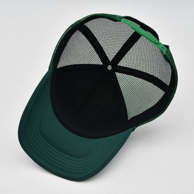 Custom Embroidery 5 Panel Foam Trucker Caps High Quality Rope Trucker Cap with Logo