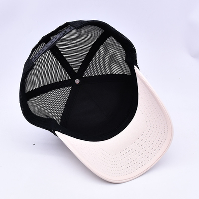 High Profile 3D Embroidery Rope Trucker Hat Custom Logo Mesh Back Trucker Cap