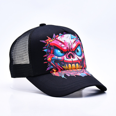 Custom Logo 5 Panel Trucker Cap Wholesale Adjustable Snapback Trucker Hat Supplier