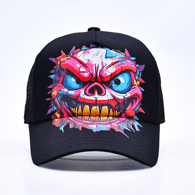Custom Logo 5 Panel Trucker Cap Wholesale Adjustable Snapback Trucker Hat Supplier
