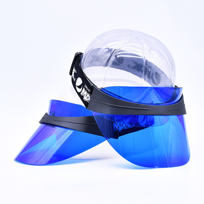 High Quality Pvc Plastic Visor Caps Custom Transparent Visor Baseball Cap Manufacturers