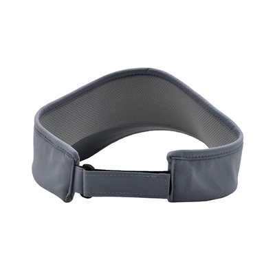 Summer Outdoor Running Sun Visor Cap Custom Gray Tennis Visor Hat for Golf