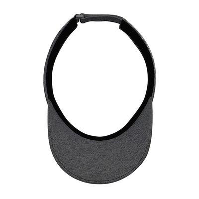 Custom Gray Sports Sun Visor Hat Outdoor Adjustable Visor Cap