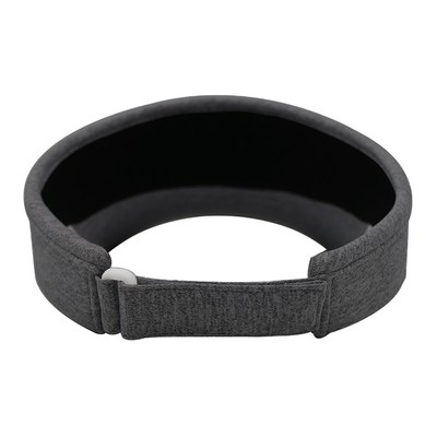 Custom Gray Sports Sun Visor Hat Outdoor Adjustable Visor Cap