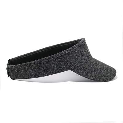 Custom Gray Sports Sun Visor Hat Outdoor Adjustable Visor Cap
