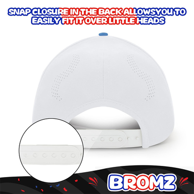 Unisex 5 Panel American Flag Children's Baseball Hat Custom USA Kids Baseball Caps with Rope