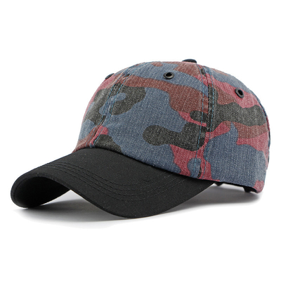 High Quality Adjustable Cotton Colorful Baseball Caps Wholeslae 6 Panel Baseball Hats with Logo