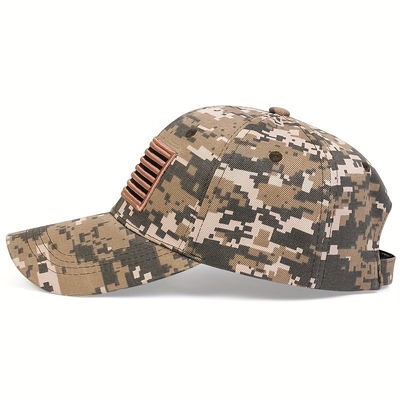 Unisex US Flag Embroidered Baseball Caps Spring and Autumn Outdoor Adjustable Casual Hats Sunscreen Hat