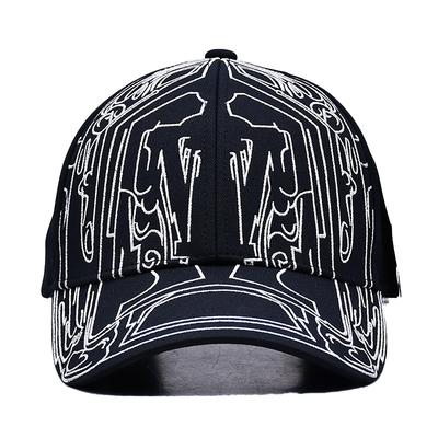 Wholesale Embroidered Logo Classic Baseball Caps Hats Custom Adjustable Sports Baseball Hat with Plastic Back Closure