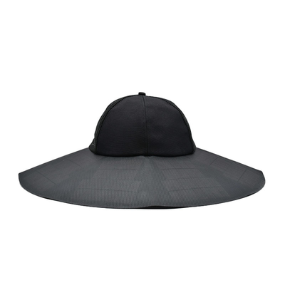 Outdoor New Solar Power Cap Custom UV Resistant Portable Rechargeable Camping Travel Fishing Mountaineering Sun Bucket Hat