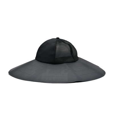 Outdoor New Solar Power Cap Custom UV Resistant Portable Rechargeable Camping Travel Fishing Mountaineering Sun Bucket Hat