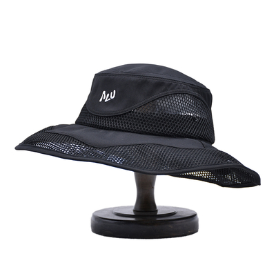 High Quality Custom Embroidered Printed Sunshade Bucket Diving Hats Large Brim Fishing Cap