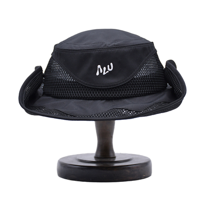 High Quality Custom Embroidered Printed Sunshade Bucket Diving Hats Large Brim Fishing Cap