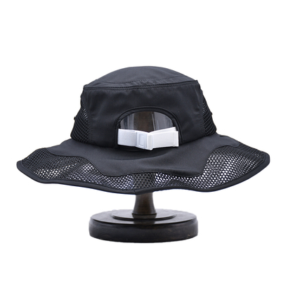 High Quality Custom Embroidered Printed Sunshade Bucket Diving Hats Large Brim Fishing Cap