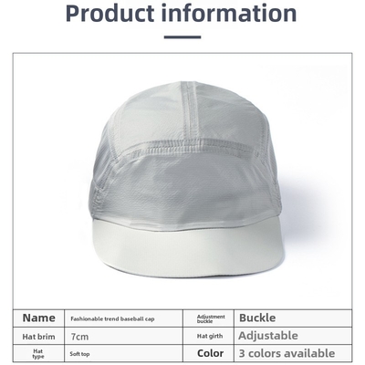 Unstructured Adjustable Sports Cap Custom Lightweight Running Cap for Men & Women