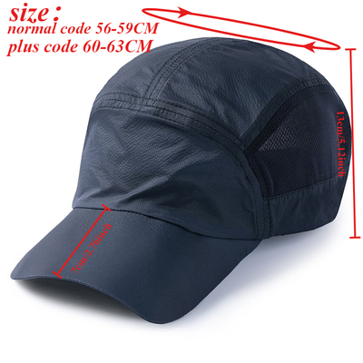 Unstructured Adjustable Sports Cap Custom Lightweight Running Cap for Men & Women