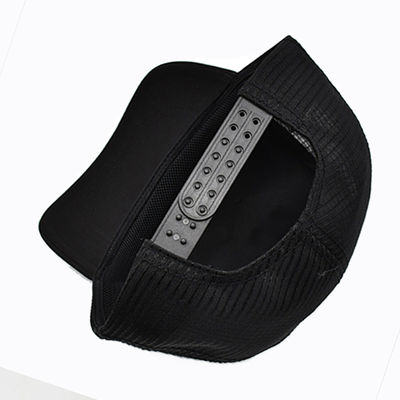 Black Sublimation Five Panel Trucker Hat Custom Fashion Mesh Snapback 5 Panel Trucker Cap
