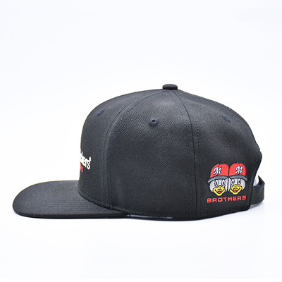 Custom Embroidery Logo Flat Brim Sports Hip Hop Snapback Hat Baseball Cap for Men