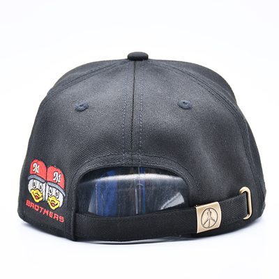 Custom Embroidery Logo Flat Brim Sports Hip Hop Snapback Hat Baseball Cap for Men