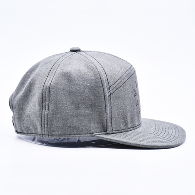 Custom 7 Panel Snapback Cap Embroidery Structured Gorras flat brim Snap Back Hat