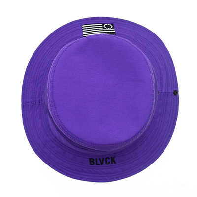 Purple Bucket Hat Manufacturer Custom Embroidery Logo Comfortable Outdoor Design Cotton Bucket Hat