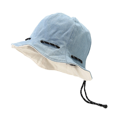 Hot Sales Fisherman Hat Wholesale Spring and Summer Wear Turn Into Bag Cotton Adult Unisex Plain Reversible Bucket Hats