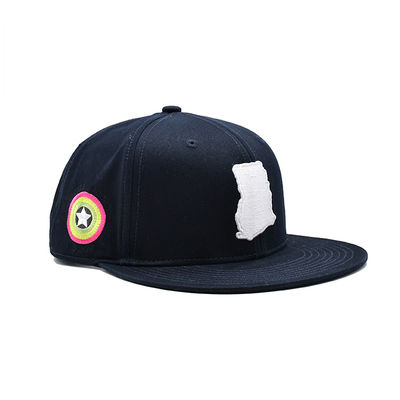 ODM 100% Cotton Fashional flat Brim Baseball Hat Korean Hip Hop Cap