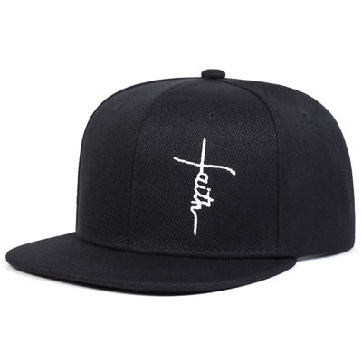 Large Size Leisure Hats Leisure 6 Panel Flat Brim Snapback Cap for Outdoor Activities