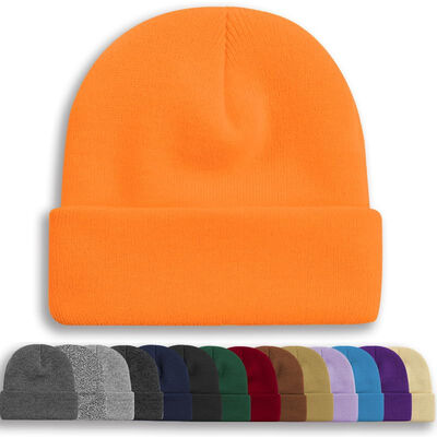 oem odm design black blank beanies custom skull cap knitted beanie winter cap